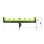 Delphin Reaxe EvaBack 36cm feeder bottartó - Image 3