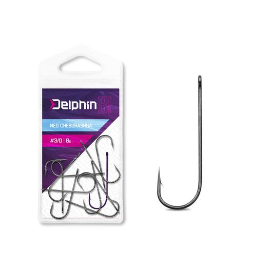 Delphin B! NEO 2 8db/csg egyágú cseburaska horog