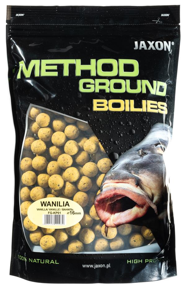 Jaxon method ground boilies vanília 1kg 16mm etető bojli