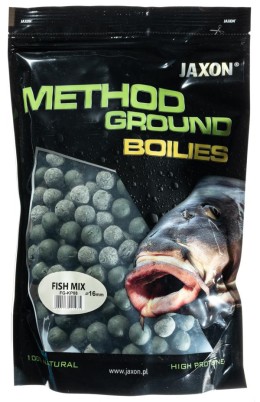 Jaxon method ground boilies fish mix 1kg 16mm etető bojli