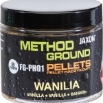 Jaxon method ground hook pellets vanilla (vanília) 100g 8mm