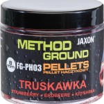 Jaxon method ground hook pellets strawberry (eper) 100g 8mm