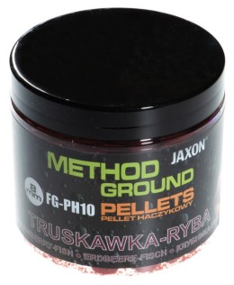 Jaxon method ground hook pellets strawberry-fish (eper-hal) 100g 8mm