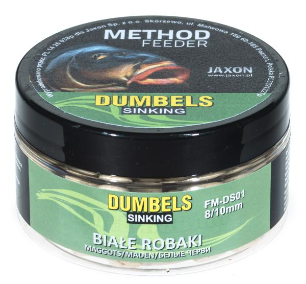 Jaxon dumbels sinking method feeder maggots (csonti) 50g 8/10mm wafter