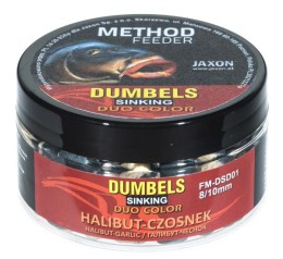 Jaxon dumbels duo color sinking method feeder halibut/fokhagyma 50g 8/10mm wafter
