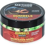 Jaxon dumbels duo color sinking method feeder marcipán/méz 50g 8/10mm wafter