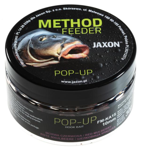Jaxon pop-up boilies red mulberry (eperfa) 30g 10mm