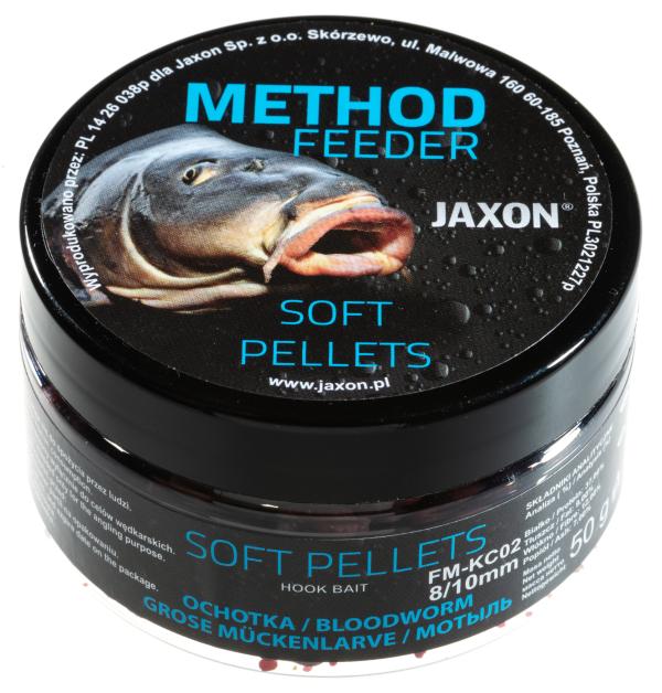 Jaxon soft pellets bloodworm (szúnyoglárva) 50g 8/10mm
