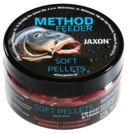 Jaxon soft pellets strawberry (eper) 50g 8/10mm