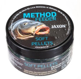 Jaxon soft pellets green marzipan (marcipán) 50g 8/10mm