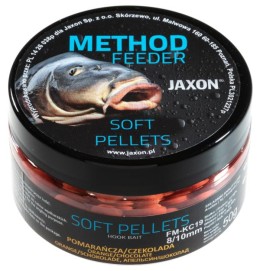 Jaxon soft pellets orange/chocolate (narancs-csoki) 50g 8/10mm
