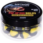 Jaxon pop-up duo-boilies method feeder banana/vanilla/chocolate (banán-vanília-csoki) 40g 16mm