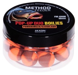 Jaxon pop-up duo-boilies method feeder orange/chocolate (narancs-csoki) 40g 16mm