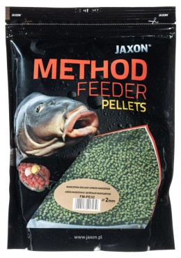 Jaxon zöld marcipán 500g 2mm etető pellet