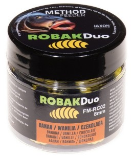 Jaxon robak duo 8mm wafters /banán/csoki/vanília) 25g