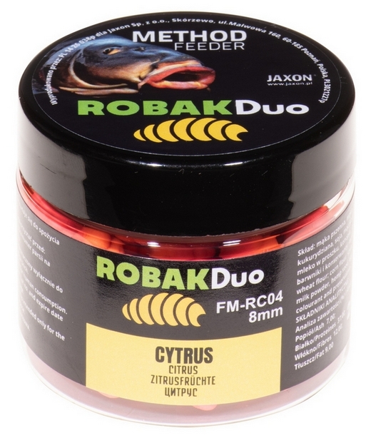 Jaxon robak duo 8mm wafters (citrus) 25g