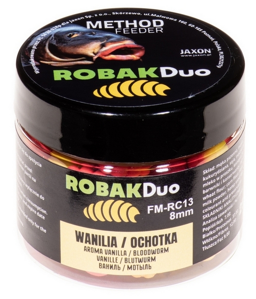 Jaxon robak duo 8mm wafters (vanília/szúnyoglárva) 25g