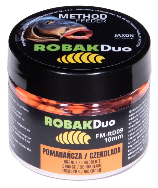 Jaxon robak duo 10mm wafters (csoki-narancs) 25g