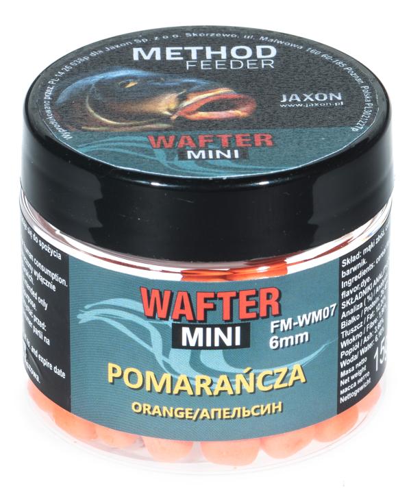 Jaxon mini method 6mm wafters (narancs) 15g