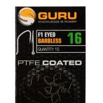 Guru f1 eyed hook size 14 (barbless/eyed)