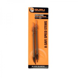 Guru x-safe quick change elastics - short black