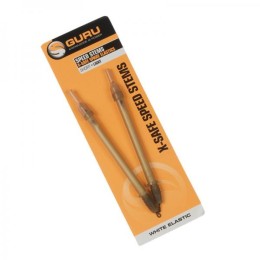Guru x-safe quick change elastics - short white
