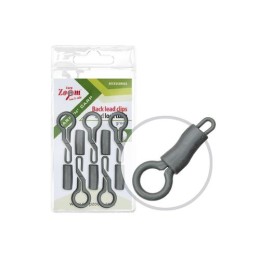 Carp Zoom CZ Gyorskapocs + zárócső, zöld, 5 db