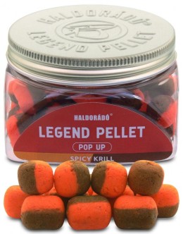 Haldorádó legend pellet pop up 12, 16 mm - spicy krill