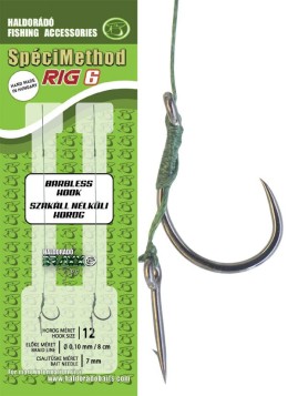 Haldorádó spécimethod rig6 braid 7 mm / 12 barbless