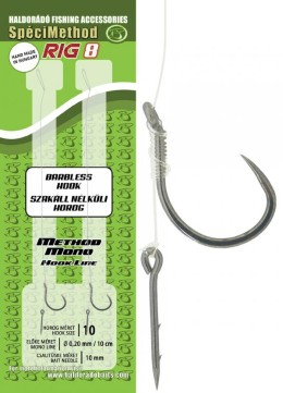 Haldorádó spécimethod rig8 mono 10 mm / 10 barbless