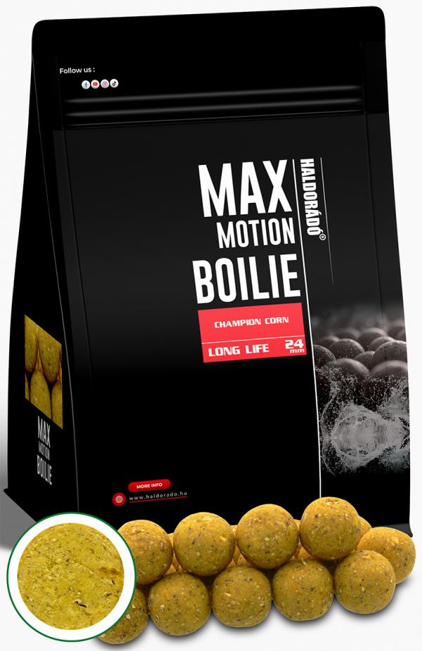Haldorádó max motion boilie long life 24 mm - champion corn etető bojli