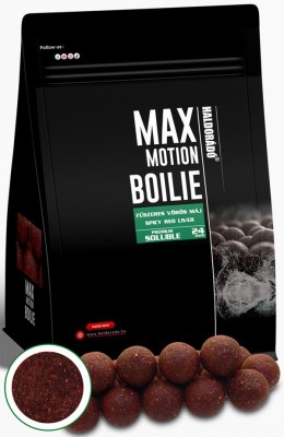 Haldorádó max motion boilie premium soluble 24 mm - fűszeres vörös máj oldódó bojli