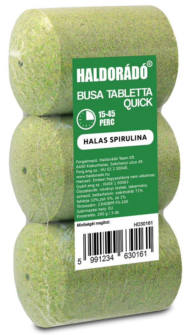 Haldorádó busa tabletta quick - halas spirulina