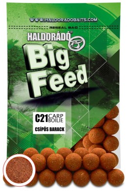 Haldorádó big feed - c21 boilie - csípős barack etető bojli