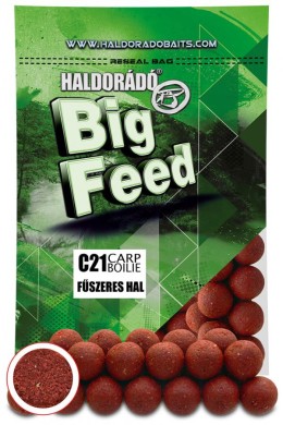 Haldorádó big feed - c21 boilie - fűszeres hal etető bojli