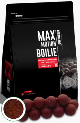 Haldorádó max motion boilie long life 16 mm - fűszeres vörös máj etető bojli