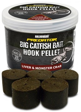 Haldorádó catfish bait hook pellet 28 mm - liver -and- monster crab