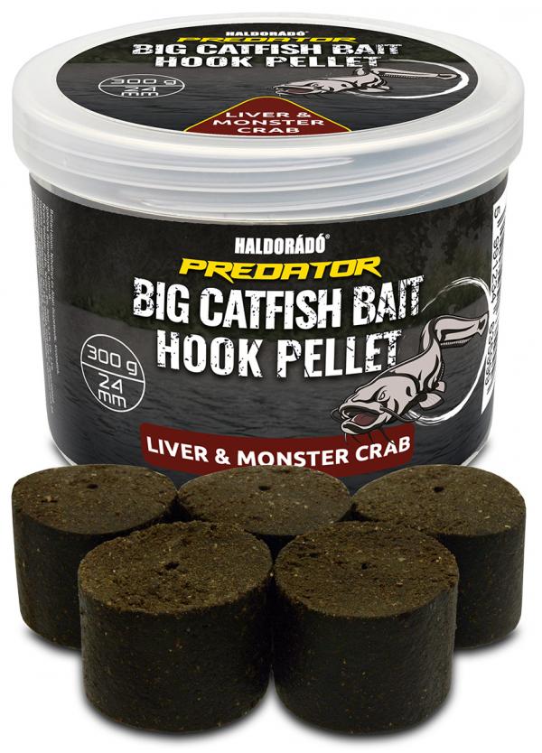 Haldorádó catfish bait hook pellet 24 mm - liver -and- monster crab
