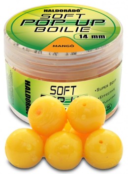 Haldorádó super soft pop up boilie 14 mm - mangó