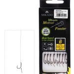 Mikado method feeder xtra stong csalitüskés szakállnélküli horog no. 8