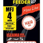 Jaxon method feeder hooks 6 0,22mm feeder előkötött horog