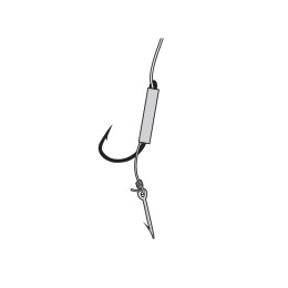 Jaxon method feeder hooks 12 0,20mm feeder előkötött horog