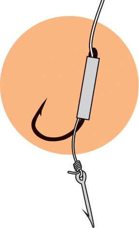 Jaxon method feeder pe line hooks 10 0,12mm feeder előkötött horog