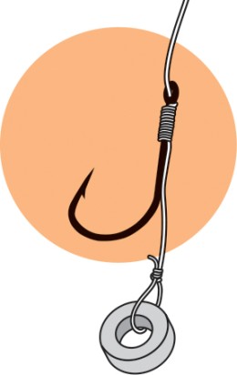 Jaxon method feeder pe line hooks 12 0,12mm feeder előkötött horog