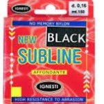 Ignesti new subline black monofil zsinór 0,14mm 150m