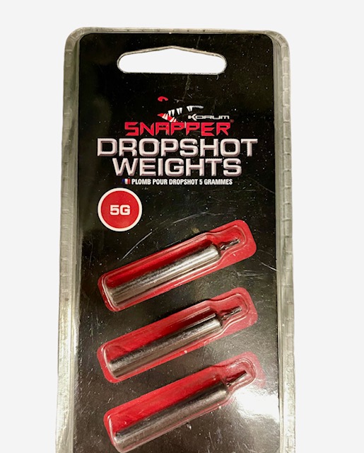Snapper drop shot weights 5g