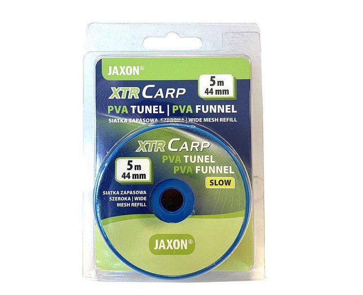 Jaxon pva slow funnel-wide mesh refill 44mm 5m