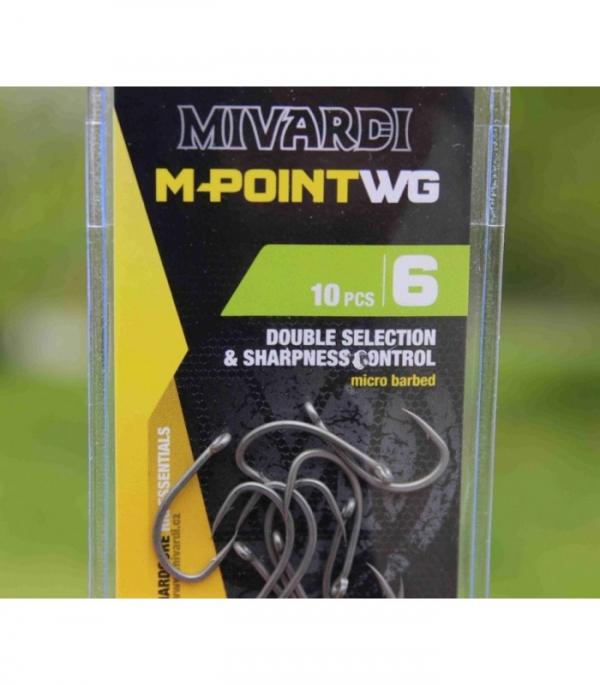 Mivardi m-point wg barbless no.5 füles, szakáll nélküli horog