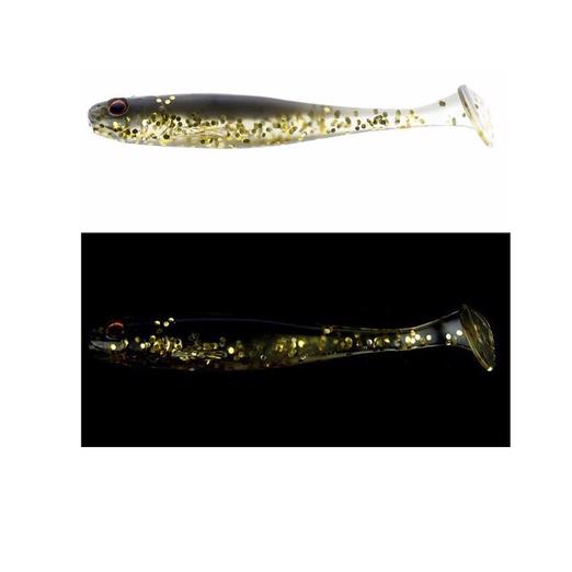 Major Craft Stabi Shad Slim 5" 12,7cm 13,4g #004 Black Gold gumihal 4 db/csg - Image 2