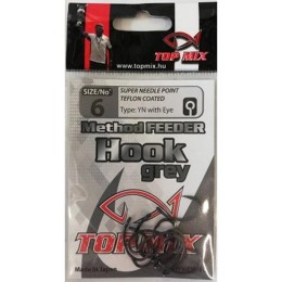 TOP MIX Method Feeder horog #6 fekete